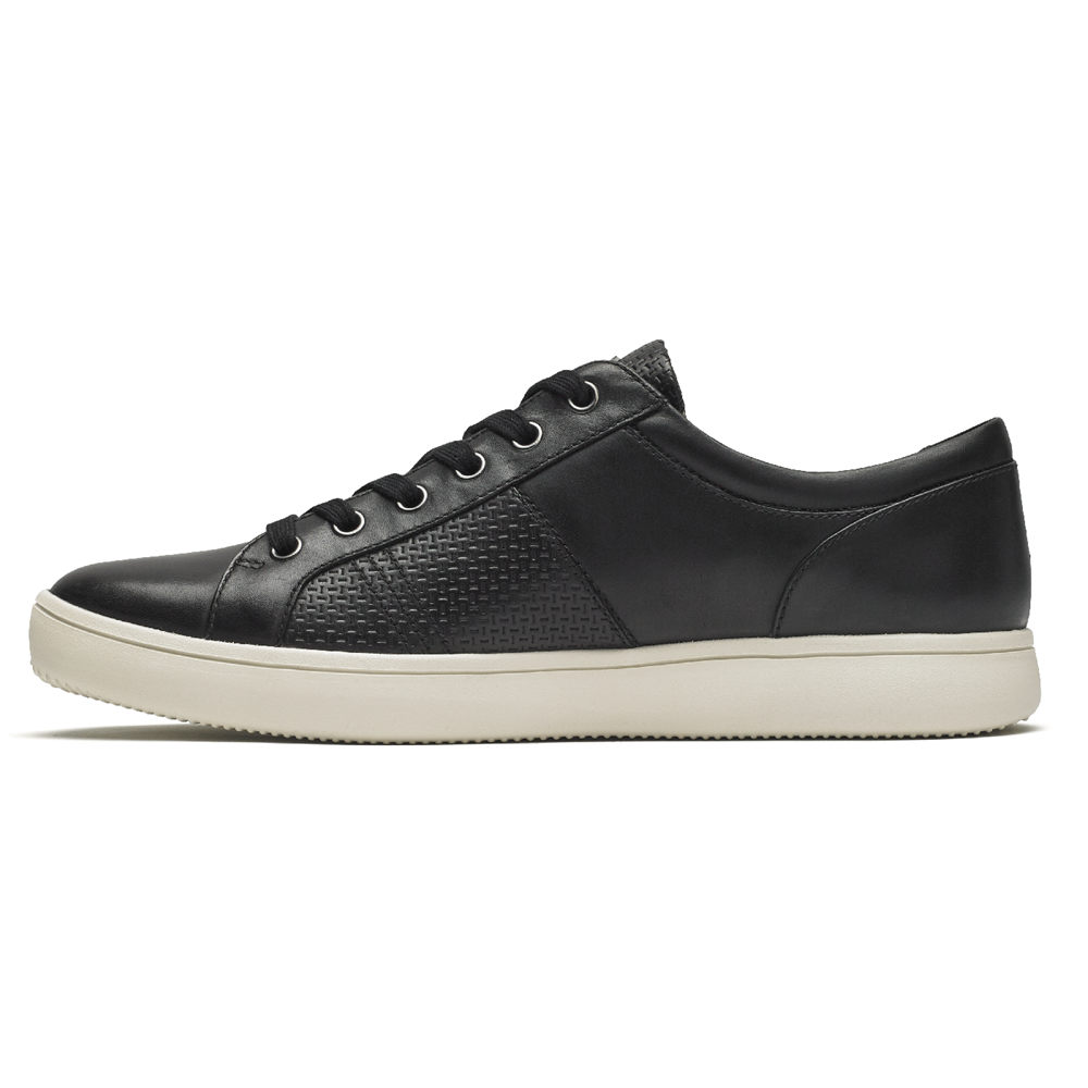 Rockport Singapore Mens Sneakers - Colle Tie Black - YS8950416